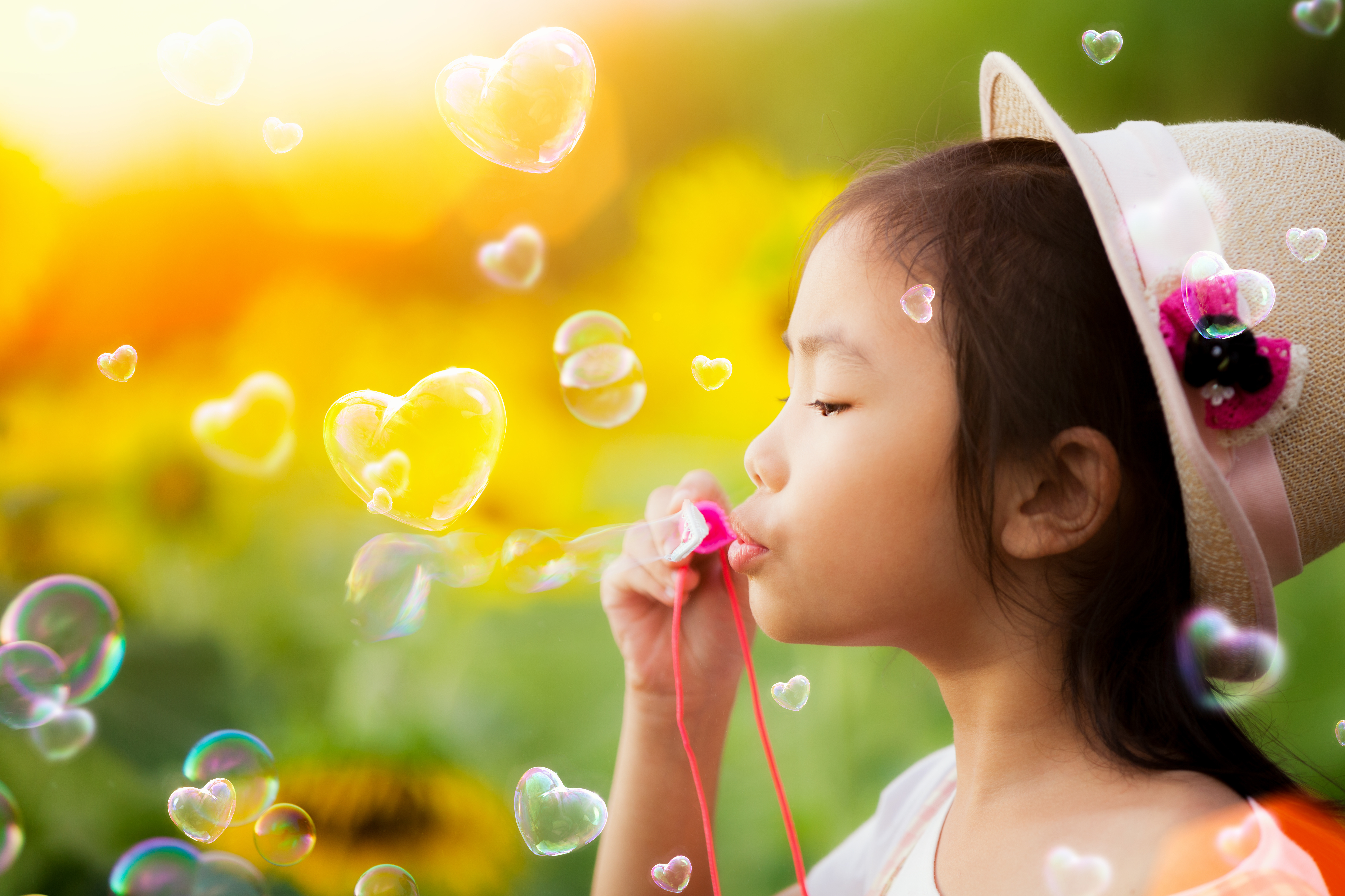 Kid Heart Bubbles Valentine