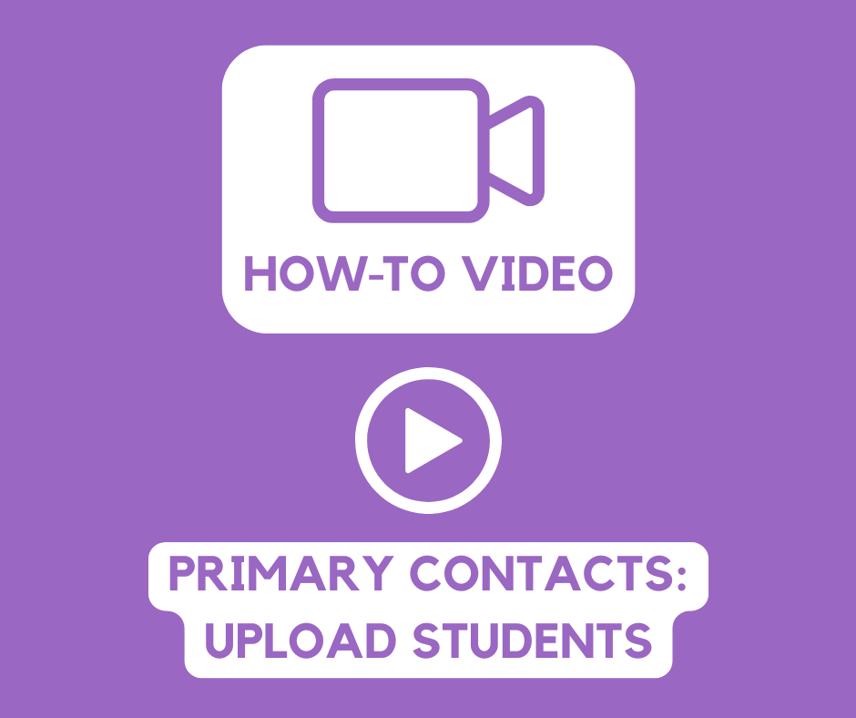 Primary Contacts Upload Students