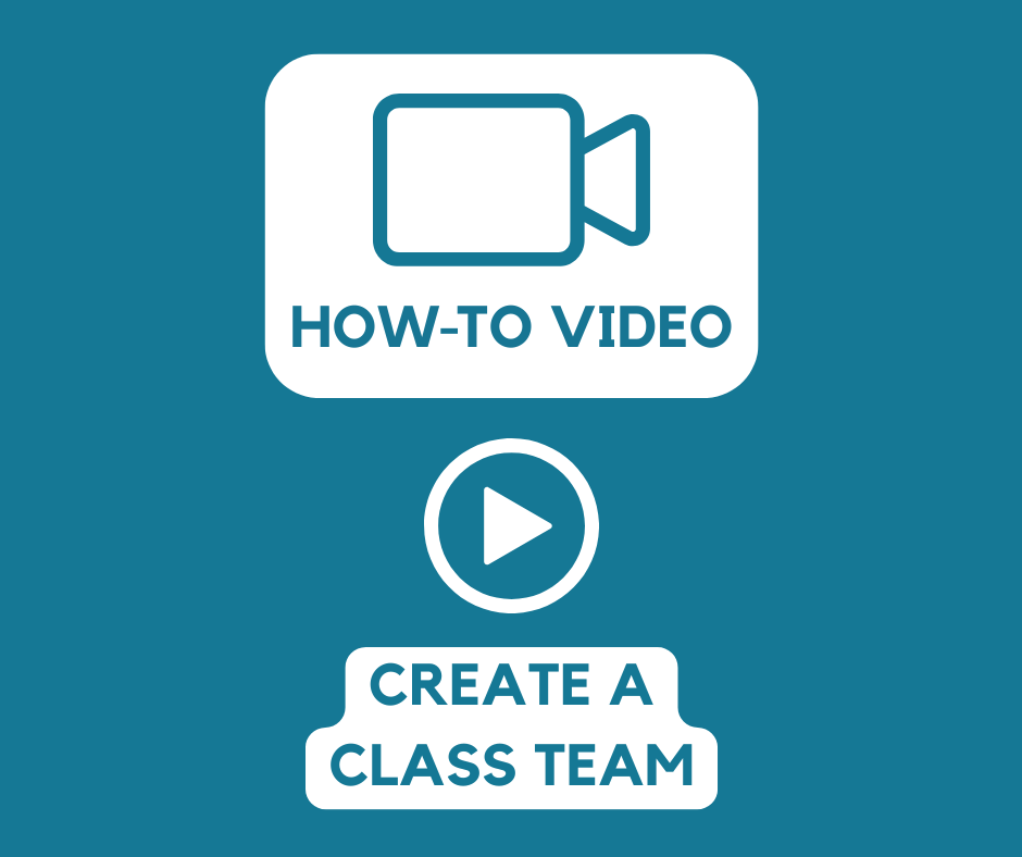 Create A Class Team