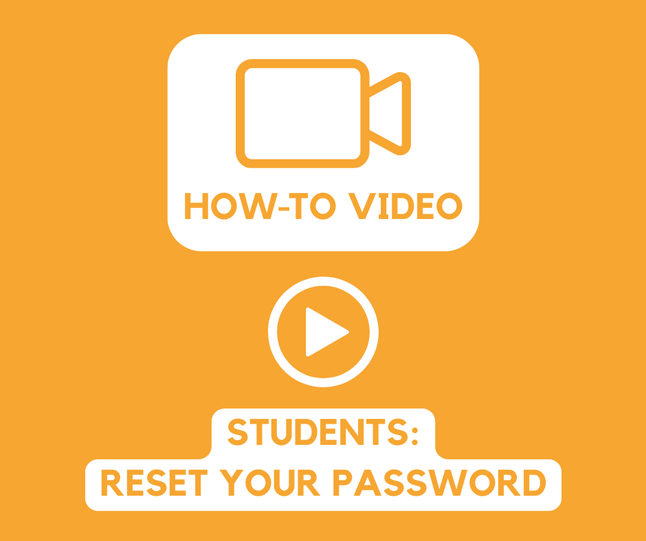 Students Reset Your Password
