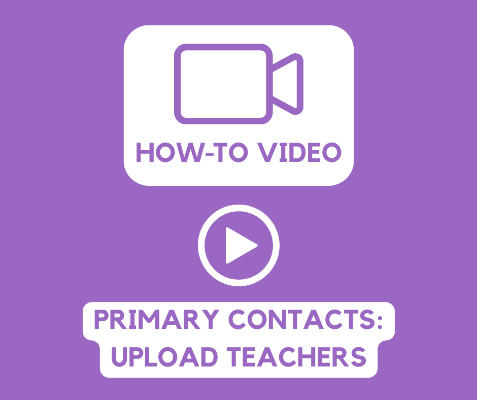 Primary Contacts Upload Teachers