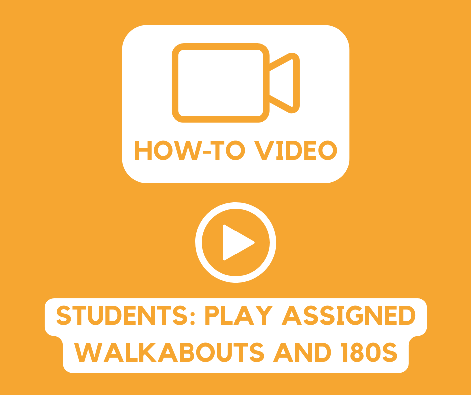 Students Play Assigned Walkabouts And 180S